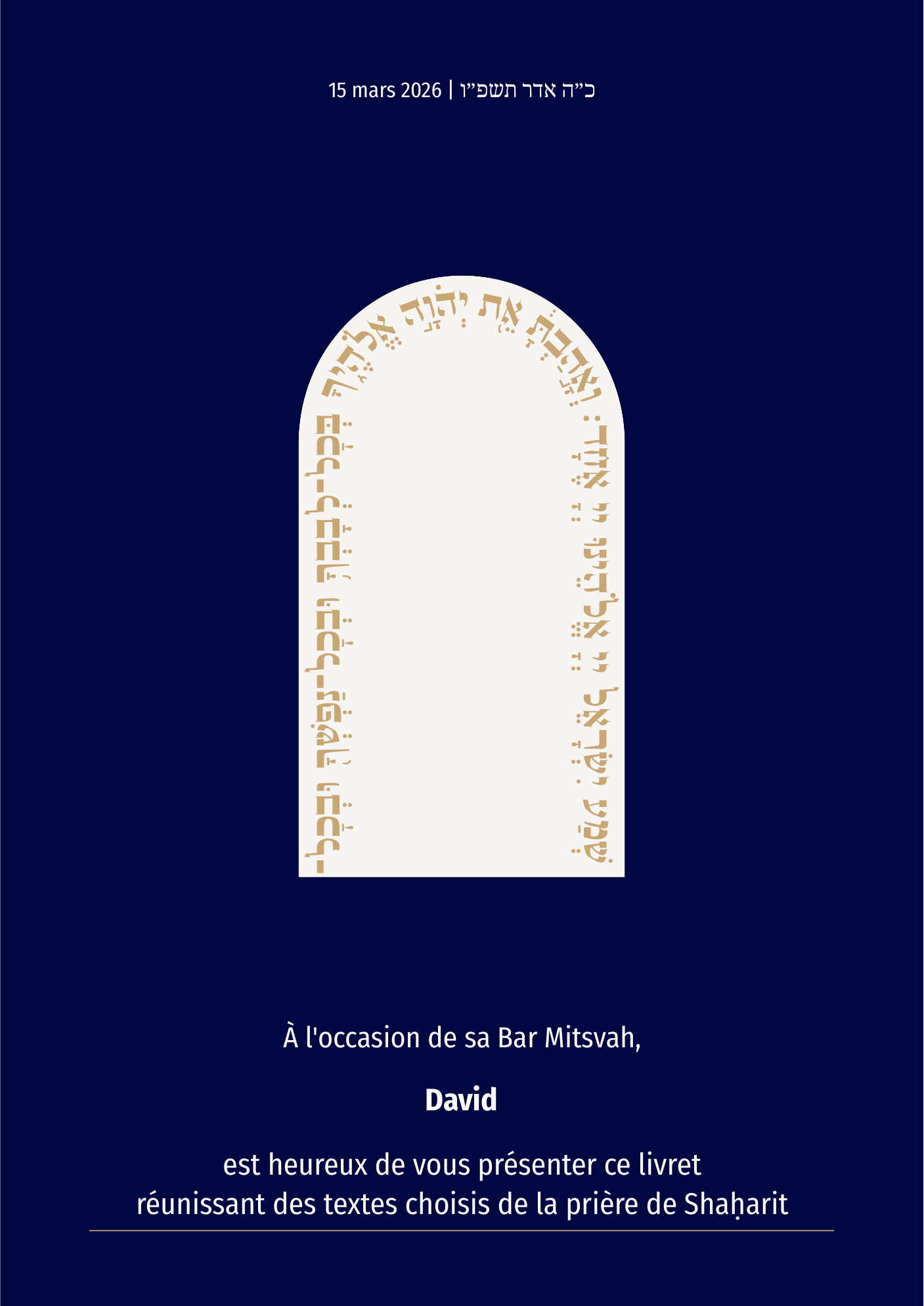 Couverture du livret